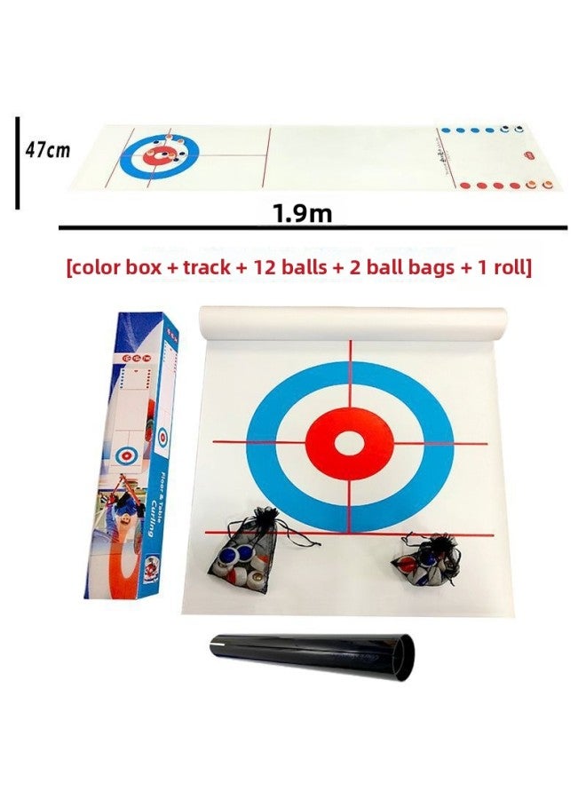 Table Curling Toy Family Gathering Game Table Curling Table Game Children's Dryland Sandpot Bowling Props